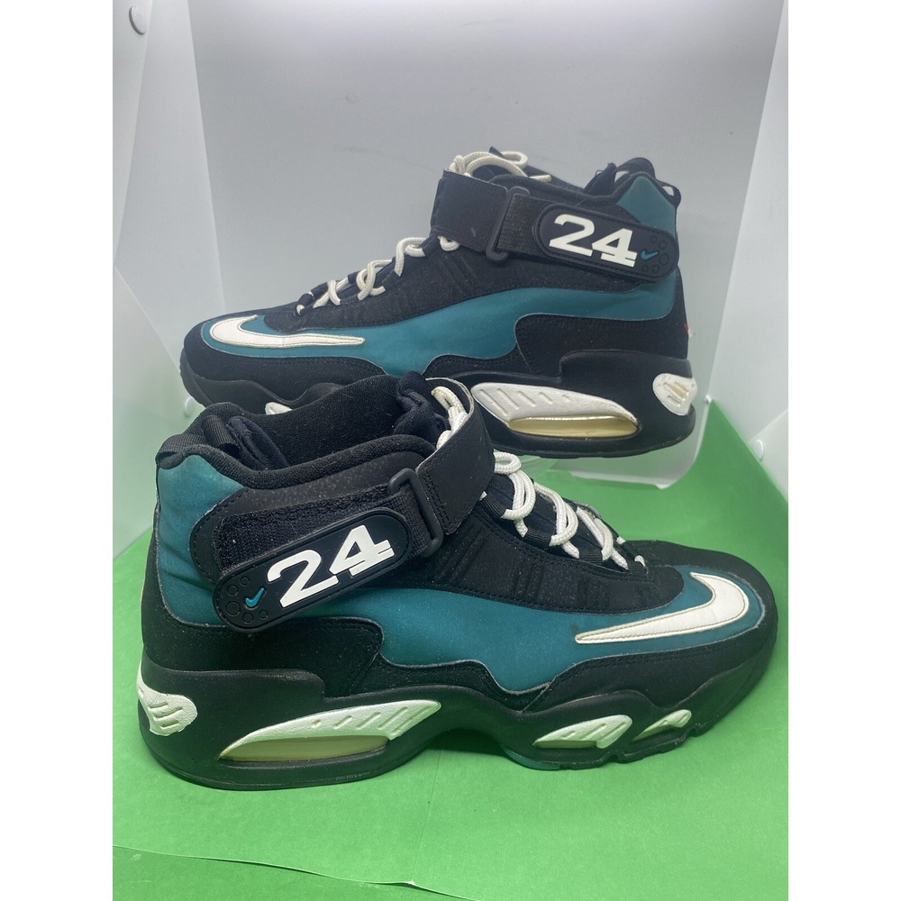 SZ 13 Nike Air Griffey Max 1 Emerald 354912-300 Freshwater II Diamond Jet Turf